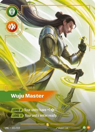 Master Yi - Wuju Master (Overnumbered) (231/219) CN - Unleashed Foil