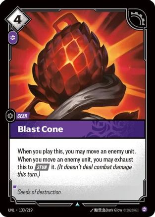 Blast Cone (133/219) CN - Unleashed Foil