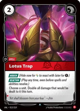 Lotus Trap (013/219) CN - Unleashed Foil