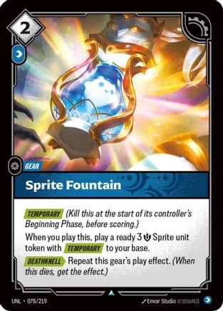 Sprite Fountain (078/219) CN - Unleashed