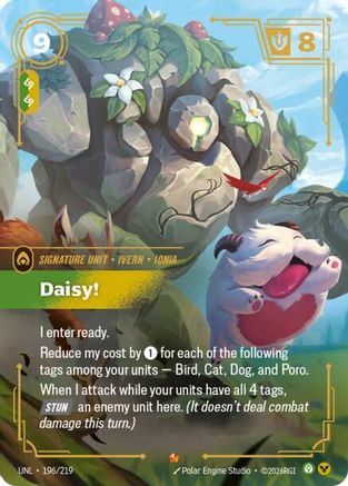 Daisy! (196/219) CN - Unleashed Foil