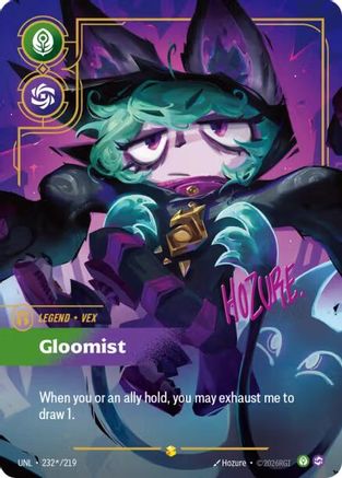 Vex - Gloomist (Signature) (232*/219) CN - Unleashed Foil