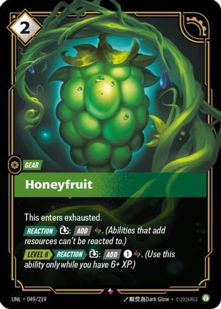 Honeyfruit (049/219) CN - Unleashed Foil