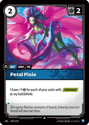 Petal Pixie (076/219) CN - Unleashed Foil