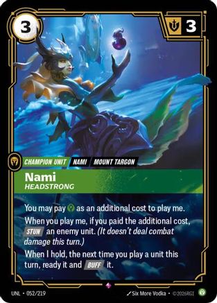 Nami - Headstrong (052/219) CN - Unleashed Foil
