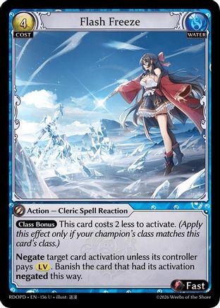 Flash Freeze (156) - Radiant Origins Pantheon