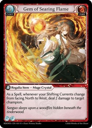 Gem of Searing Flame (031) - Radiant Origins Pantheon