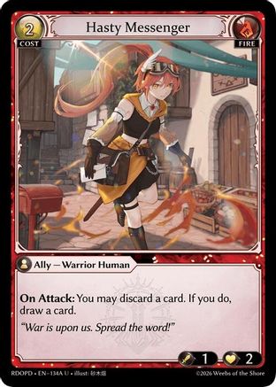 Hasty Messenger (134A) (134A) - Radiant Origins Pantheon