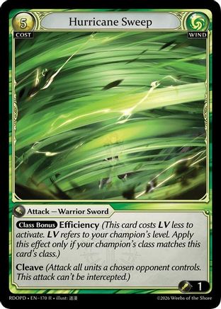 Hurricane Sweep (170) - Radiant Origins Pantheon