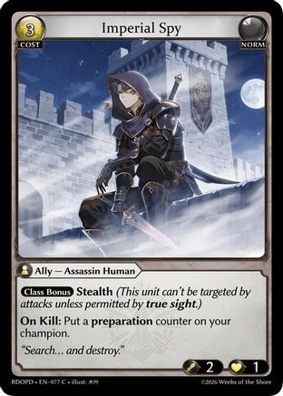 Imperial Spy (077) - Radiant Origins Pantheon