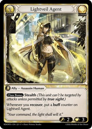 Lightveil Agent (221) - Radiant Origins Pantheon