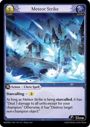 Meteor Strike (191) - Radiant Origins Pantheon