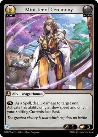 Minister of Ceremony (085) - Radiant Origins Pantheon
