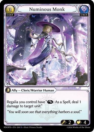 Numinous Monk (204) - Radiant Origins Pantheon