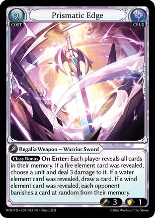 Prismatic Edge (033) - Radiant Origins Pantheon