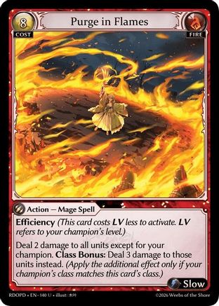 Purge in Flames (140) - Radiant Origins Pantheon