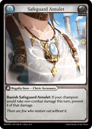 Safeguard Amulet (026) - Radiant Origins Pantheon