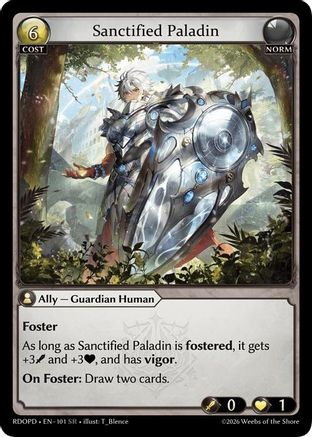 Sanctified Paladin (101) - Radiant Origins Pantheon