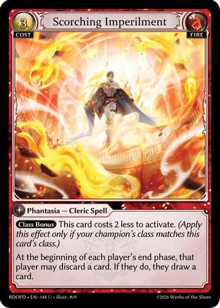 Scorching Imperilment (144) - Radiant Origins Pantheon