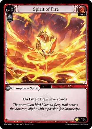 Spirit of Fire (001B) (001B) - Radiant Origins Pantheon