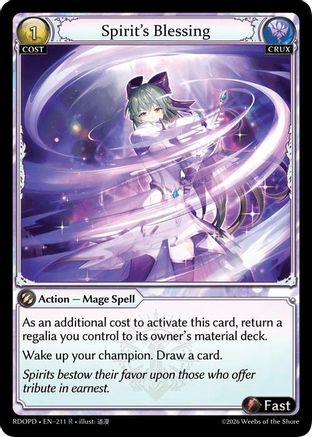 Spirit's Blessing (211) - Radiant Origins Pantheon