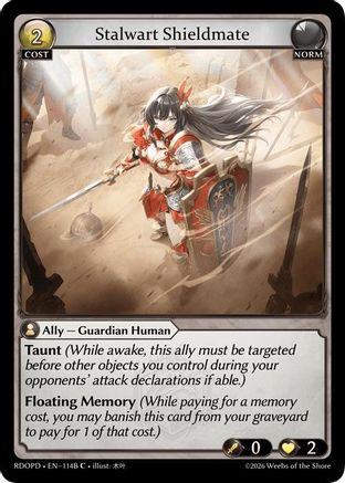 Stalwart Shieldmate (114B) (114B) - Radiant Origins Pantheon