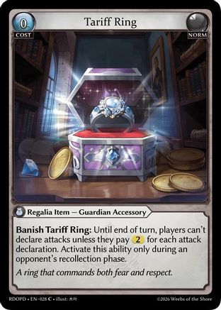 Tariff Ring (028) - Radiant Origins Pantheon
