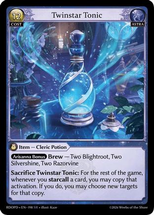Twinstar Tonic (198) - Radiant Origins Pantheon
