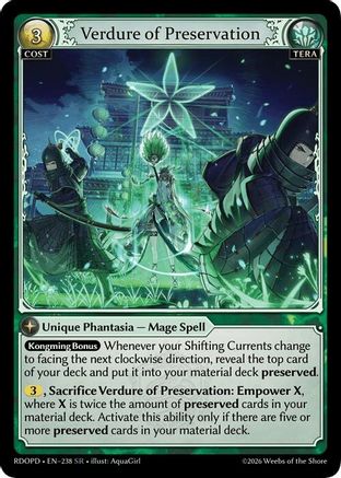Verdure of Preservation (238) - Radiant Origins Pantheon
