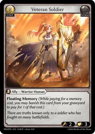 Veteran Soldier (121B) (121B) - Radiant Origins Pantheon