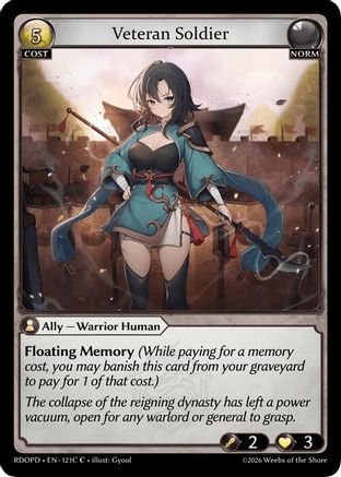 Veteran Soldier (121C) (121C) - Radiant Origins Pantheon
