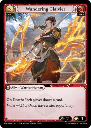 Wandering Glaivier (151B) (151B) - Radiant Origins Pantheon