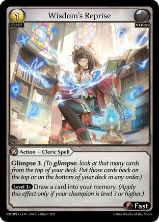 Wisdom's Reprise (124) - Radiant Origins Pantheon
