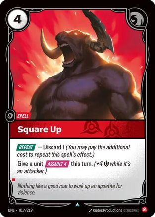 Square Up (017/219) CN - Unleashed