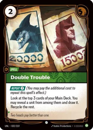 Double Trouble (032/219) CN - Unleashed Foil
