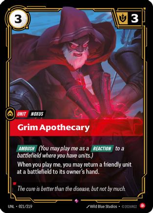 Grim Apothecary (021/219) CN - Unleashed Foil