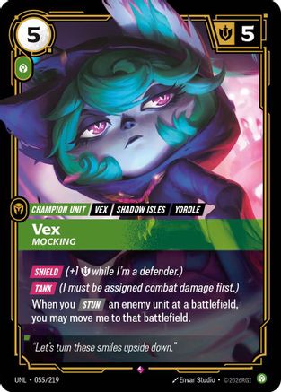 Vex - Mocking (055/219) CN - Unleashed Foil