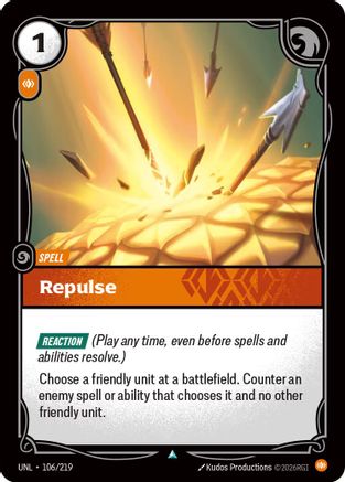 Repulse (106/219) CN - Unleashed Foil