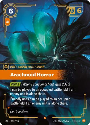 Arachnoid Horror (117/219) CN - Unleashed Foil