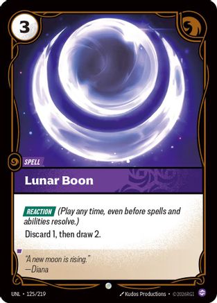 Lunar Boon (125/219) CN - Unleashed