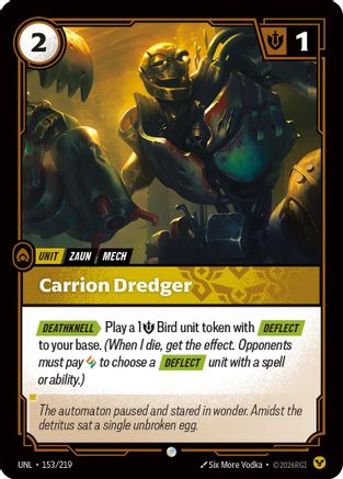 Carrion Dredger (153/219) CN - Unleashed Foil