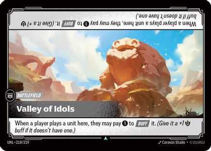 Valley of Idols (218/219) CN - Unleashed
