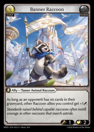 Banner Raccoon (053) - Radiant Origins