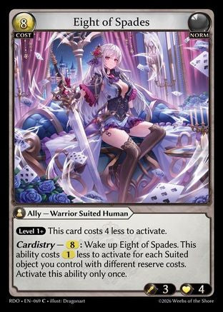Eight of Spades (069) - Radiant Origins Foil