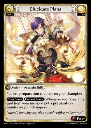 Elucidate Plans (350) - Radiant Origins Foil