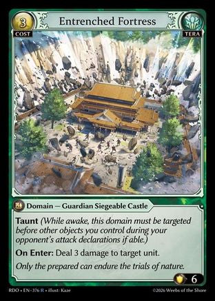 Entrenched Fortress (376) - Radiant Origins Foil
