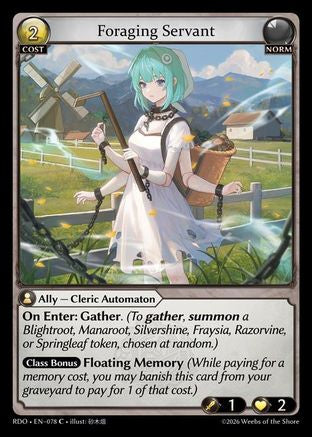 Foraging Servant (078) - Radiant Origins