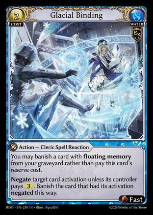 Glacial Binding (230) - Radiant Origins Foil