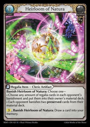 Heirloom of Natura (021) - Radiant Origins Foil