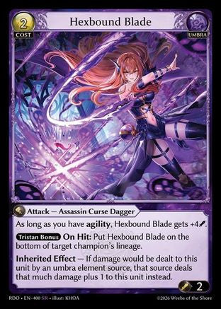 Hexbound Blade (400) - Radiant Origins Foil